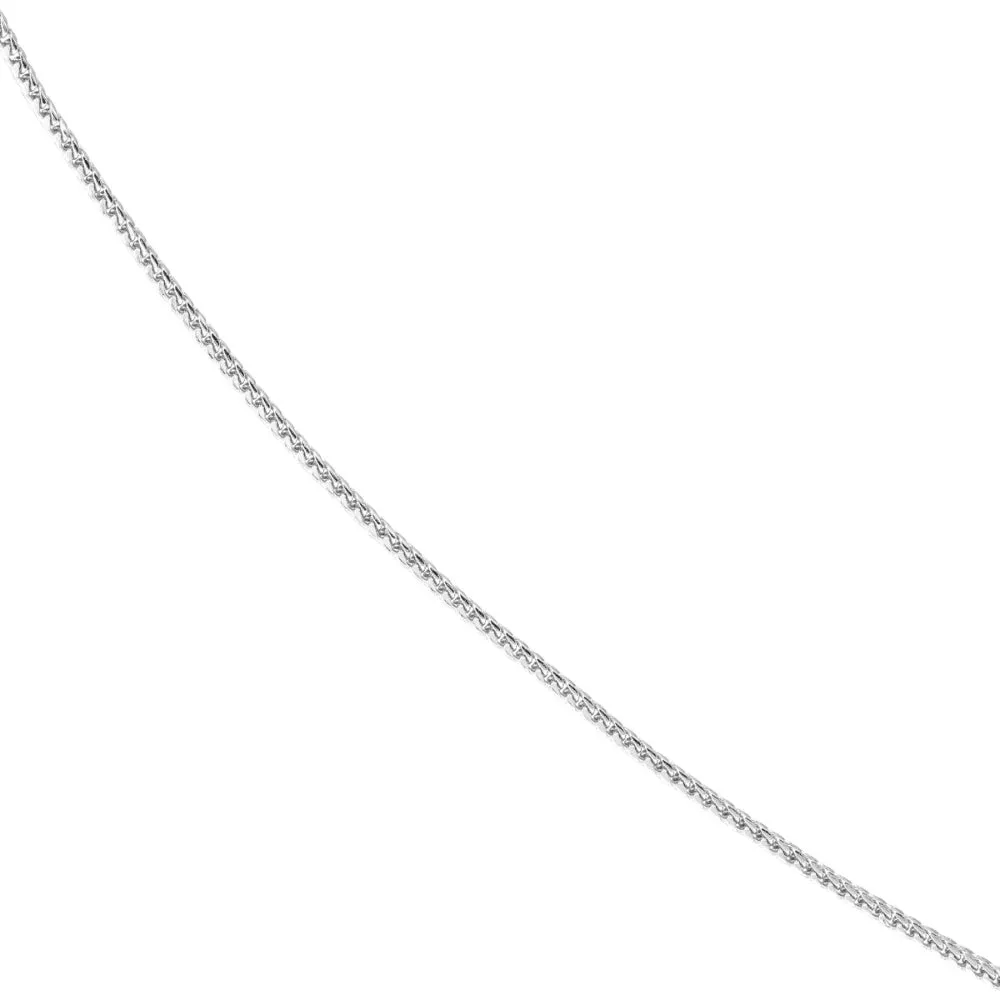 Sterling Silver 1.2mm Franco Chain, 24"