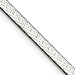 Sterling Silver 3.25mm Magic Herringbone Chain Necklace