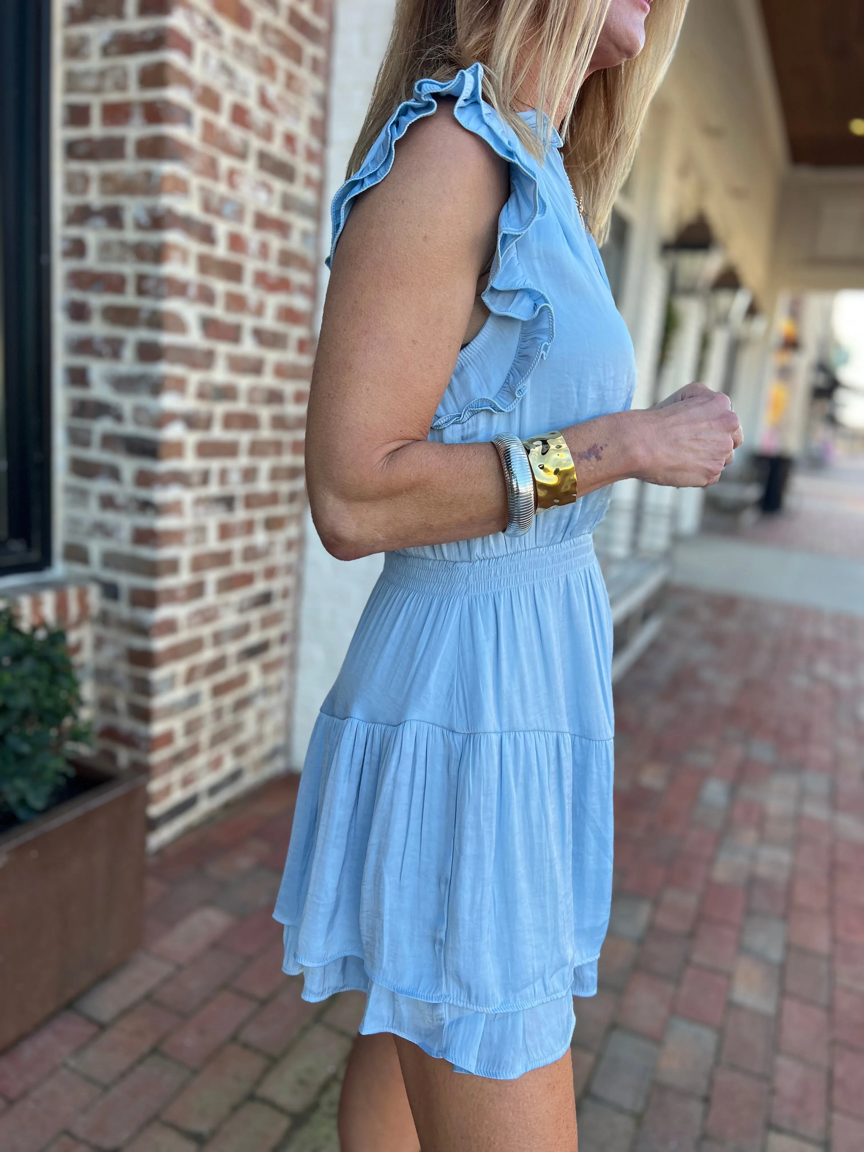 Steve Madden | Prairie Dreams Dress Sky Blue