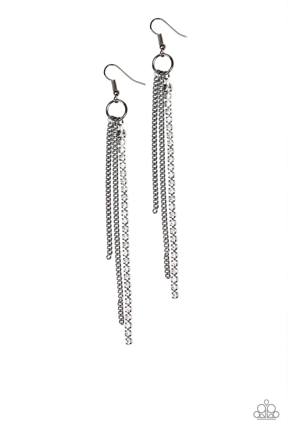 Streamlined- Gunmetal Tassel (Bling)