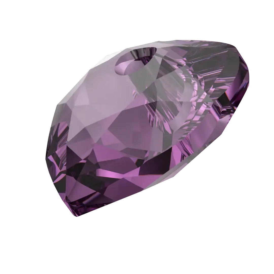 Swarovski Pendants Heart Cut (6432) Amethyst