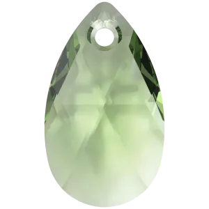 Swarovski Pendants Peardrop (6106) Recreated Peridot