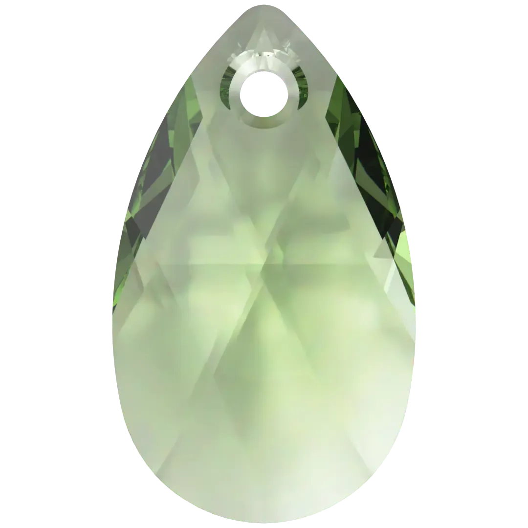 Swarovski Pendants Peardrop (6106) Recreated Peridot
