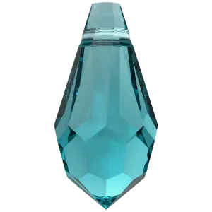 Swarovski Pendants Teardrop (6000) Blue Zircon