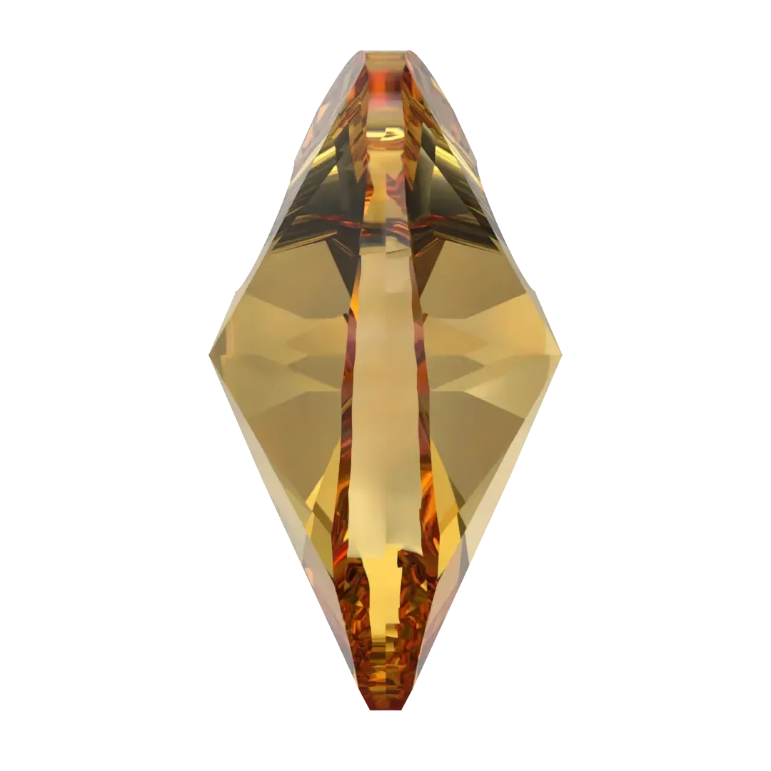 Swarovski Pendants Xilion Heart (6228) Golden Topaz