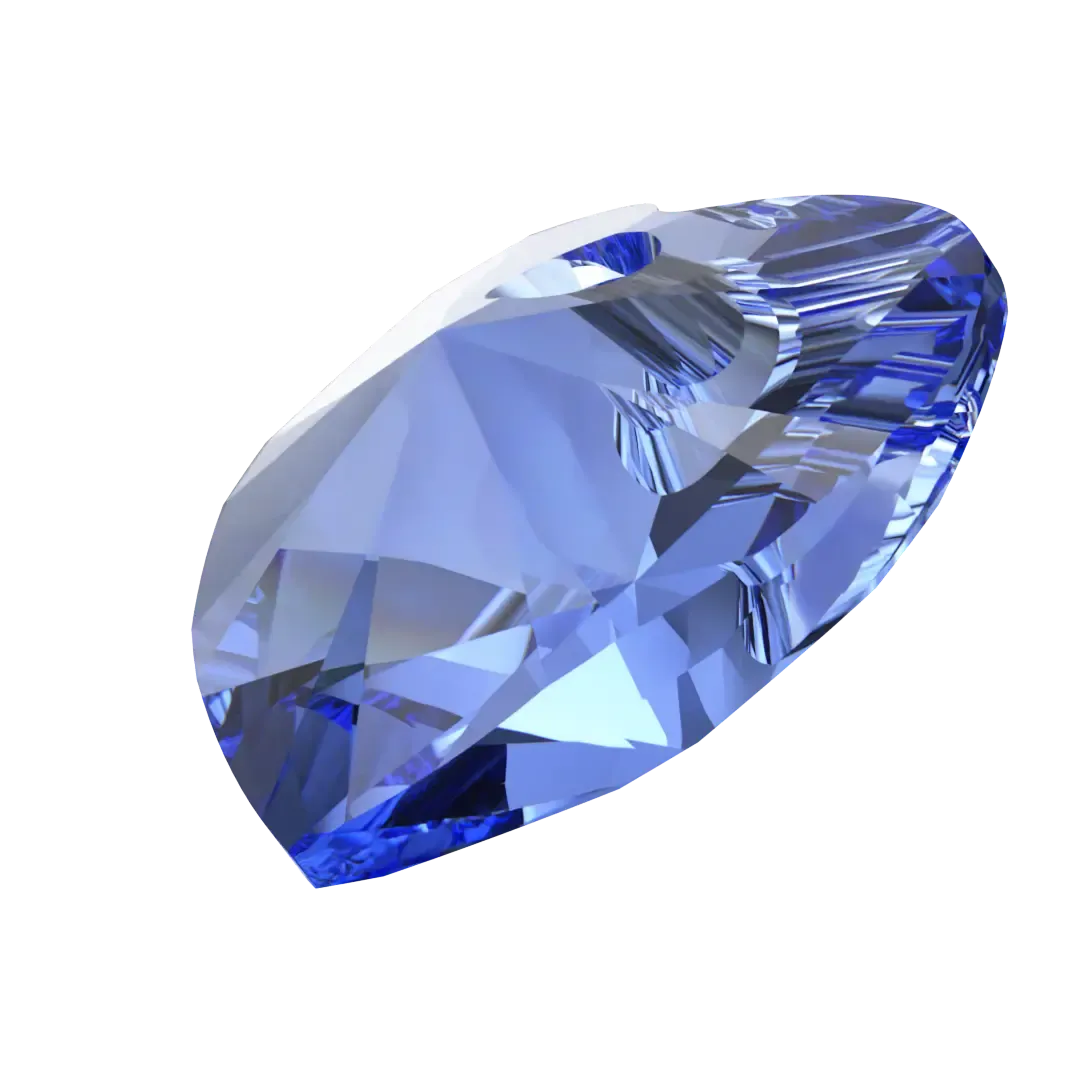 Swarovski Pendants Xilion Heart (6228) Sapphire