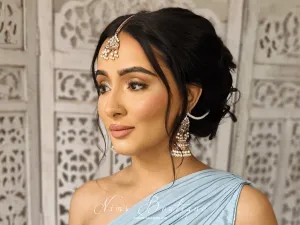 Tamannah Royal Pearl Earrings & Tikka Set