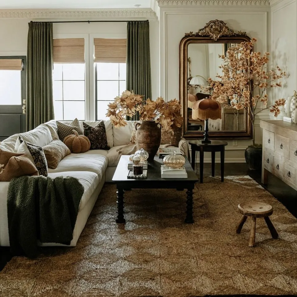 The Emmy Fringed Lampshade - golden fringe