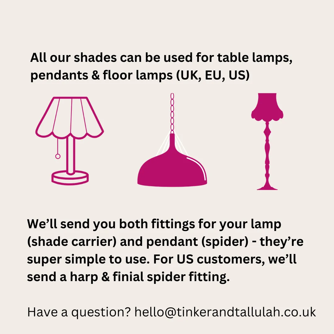 The Emmy Fringed Lampshade