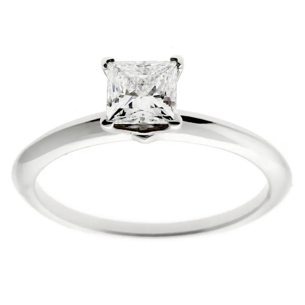 Tiffany & Co Princess Cut Diamond Engagement Ring