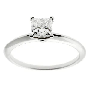 Tiffany & Co Princess Cut Diamond Engagement Ring