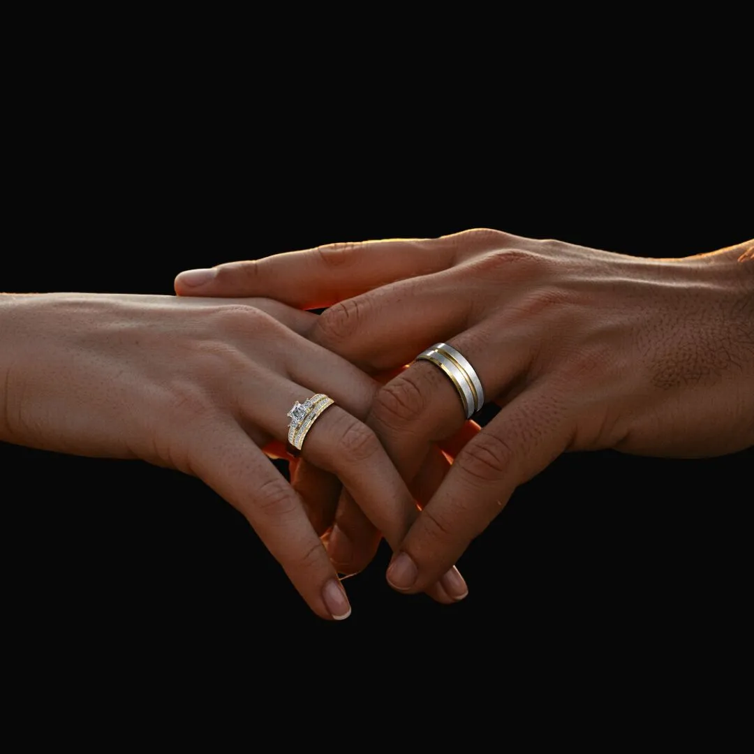 Timeless Grace Couples Ring