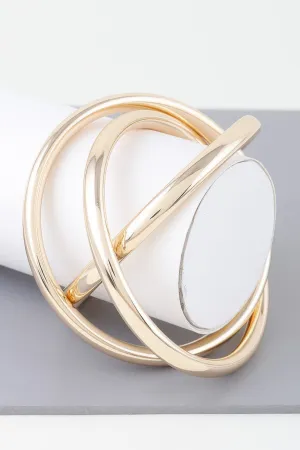 Triple Shiny Bangle Bracelet