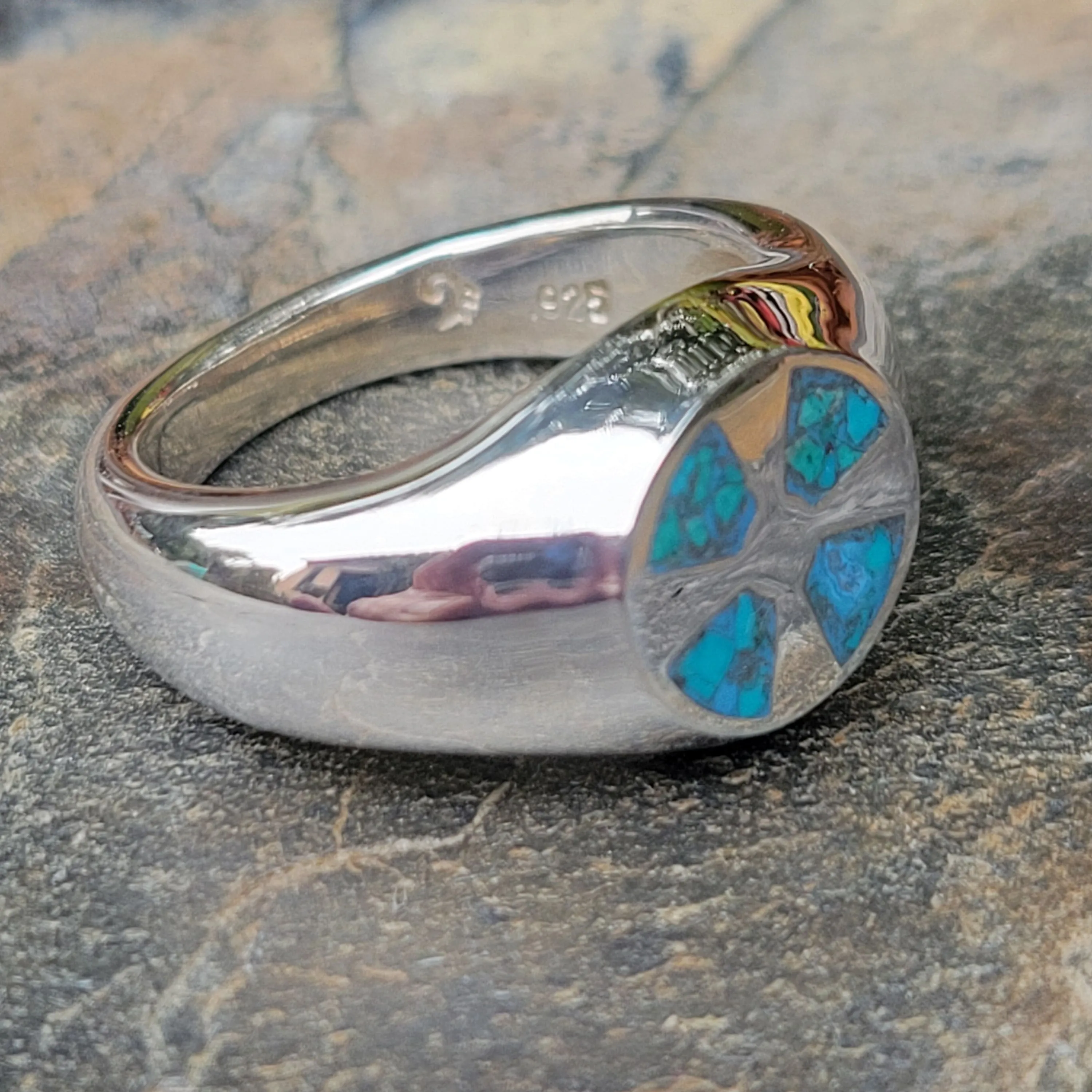 Unique Sterling Silver Knight Cross Signet Ring – Size 9 ***SPECIAL OFFER***
