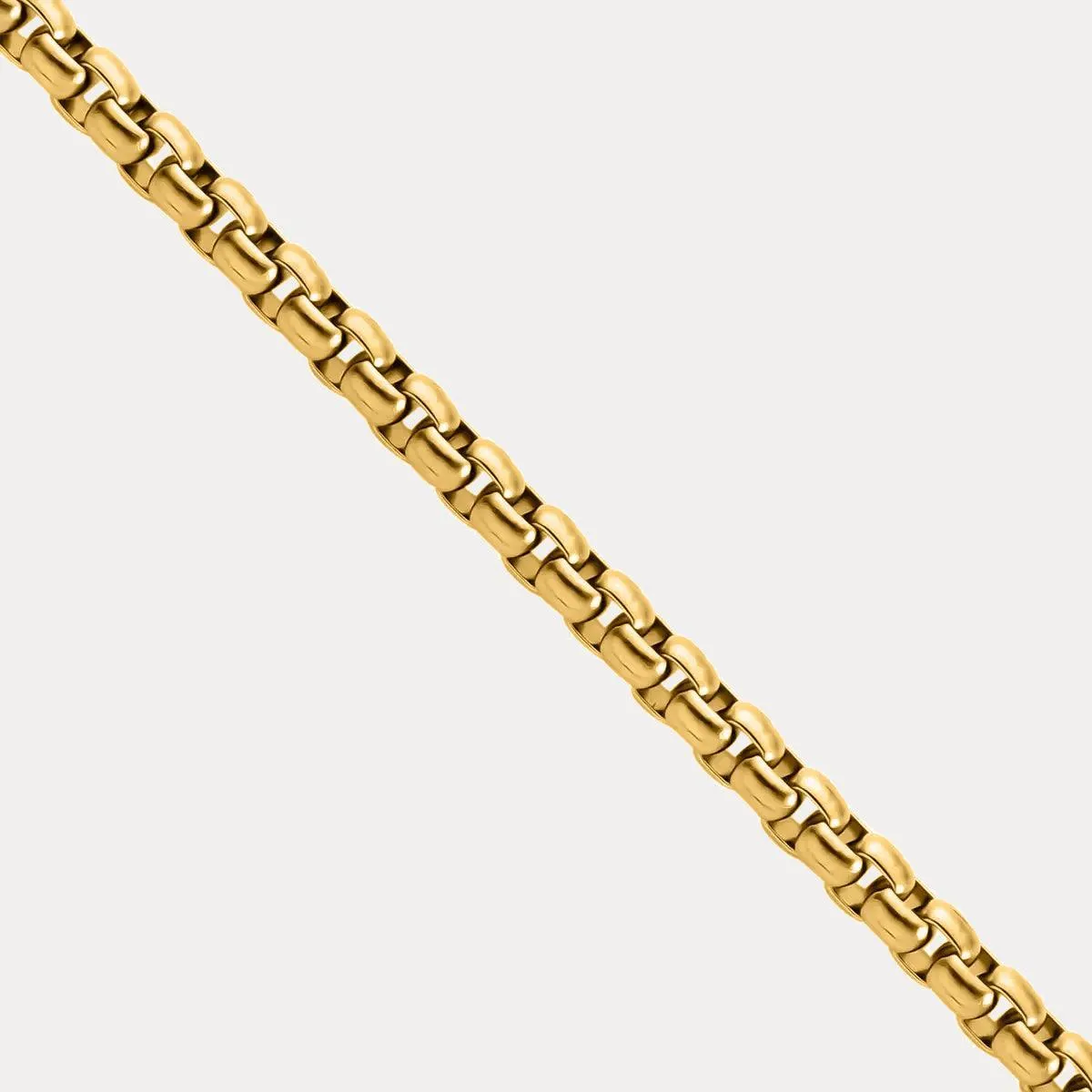 Venetian Box Chain Stack (3mm) - Gold