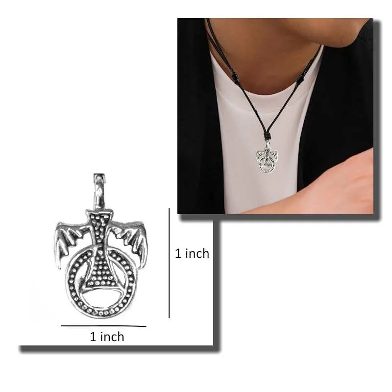 Viking Necklace Dragon Wings