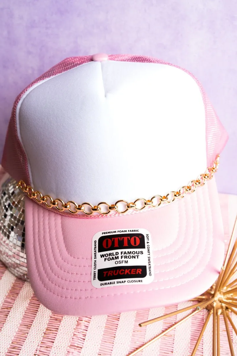 Viola Stay Connected Goldtone Trucker Hat Chains