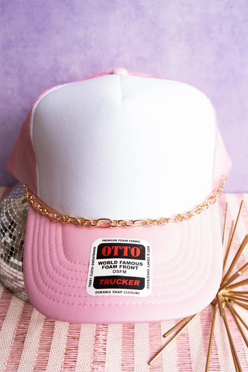 Viola Stay Connected Goldtone Trucker Hat Chains