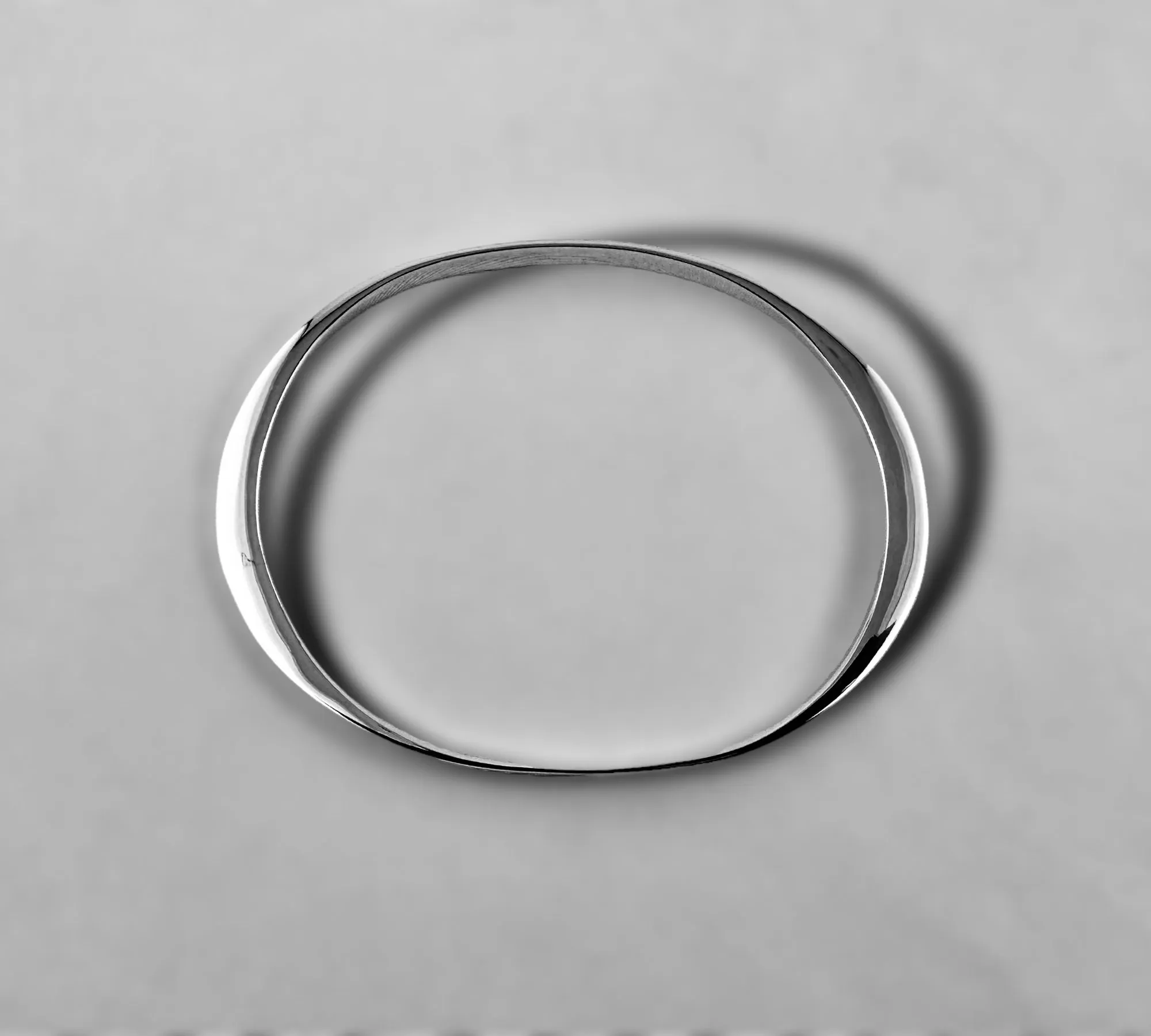 Wind Silver Bangle