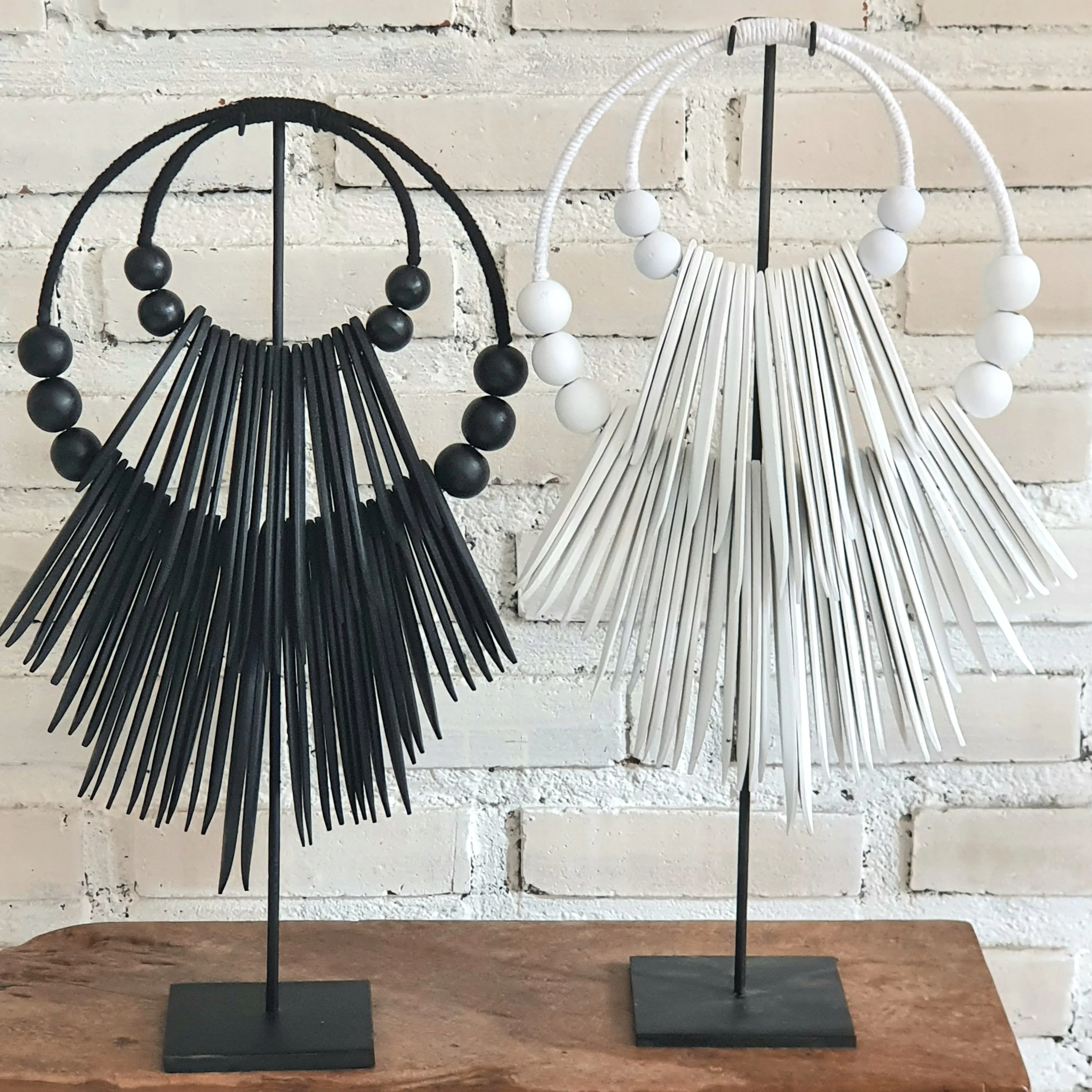 Wooden Cuttlefish Necklaces Decor