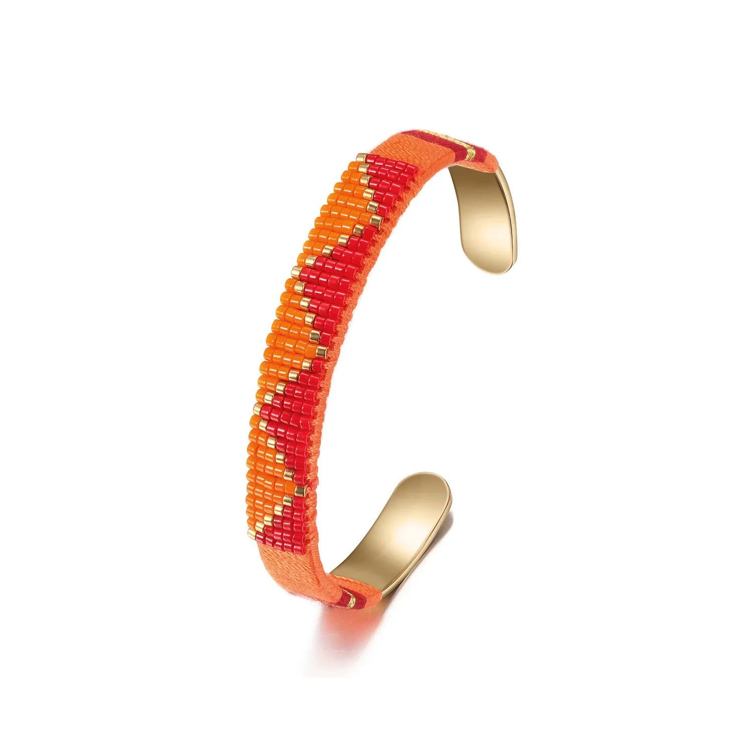 Woven Beaded Bangle