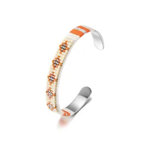 Woven Beaded Bangle
