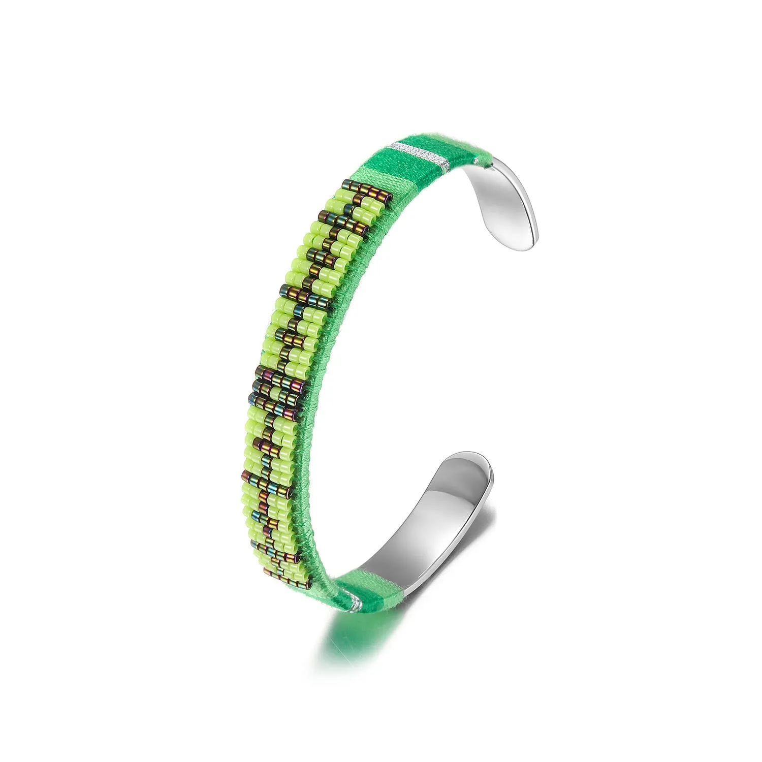 Woven Beaded Bangle