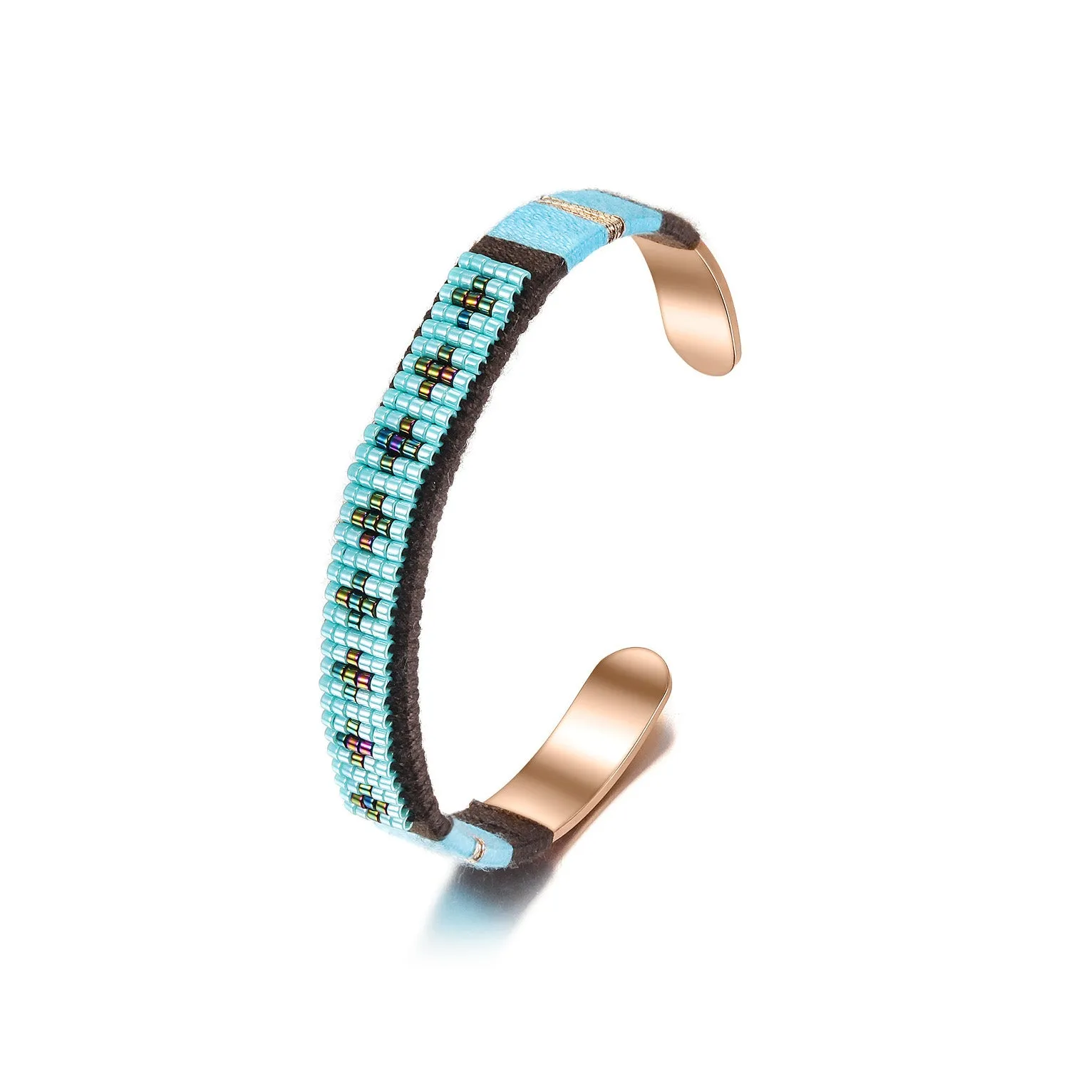 Woven Beaded Bangle