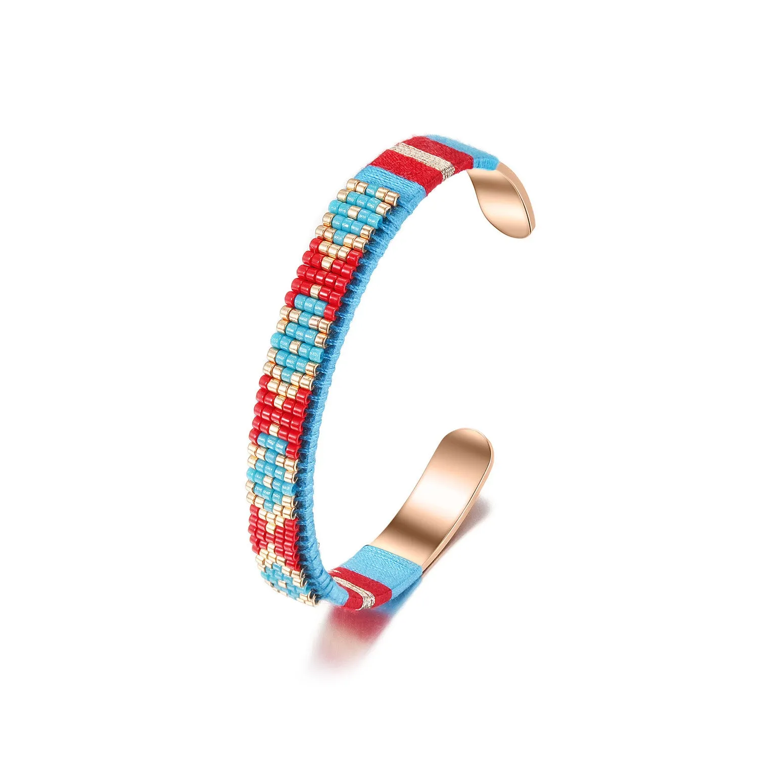 Woven Beaded Bangle