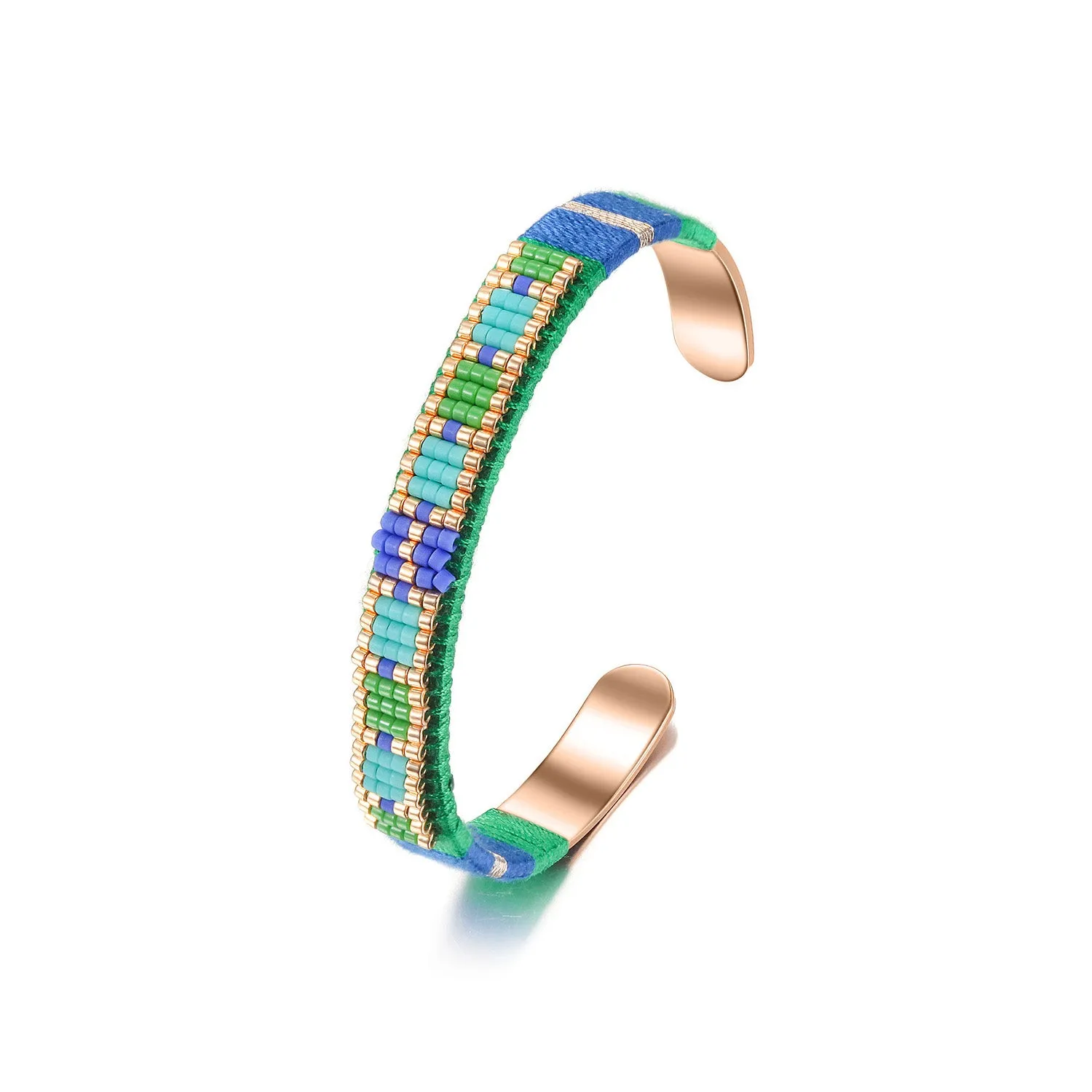 Woven Beaded Bangle